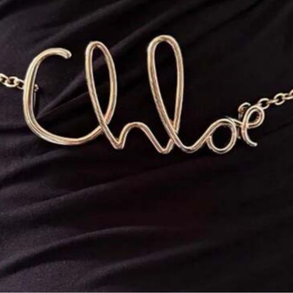 Gold Chain belt Chloe fits up to 41 3/4” nwt - Picture 3 of 5